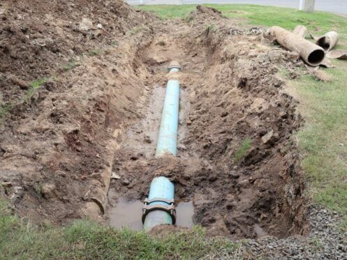 Underground Sewer Line Trench Repair & Excavation